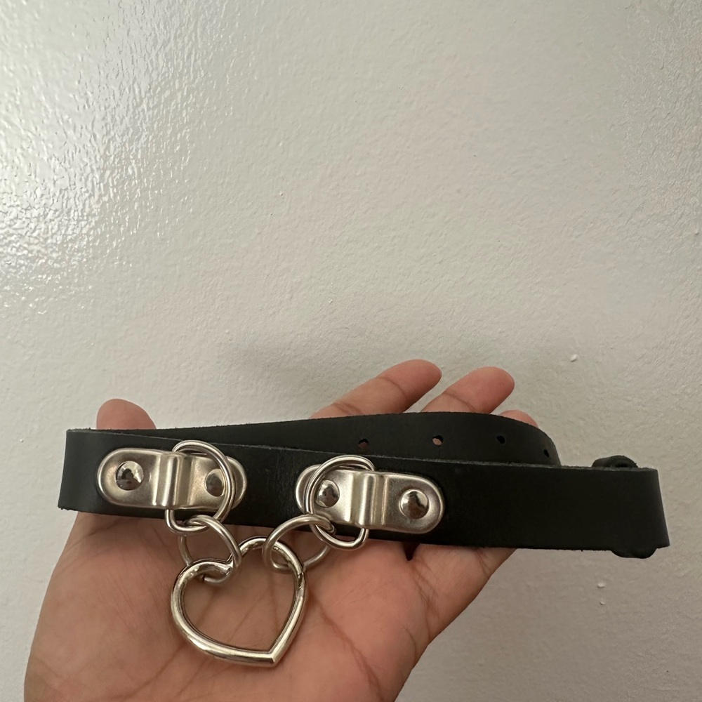 Leather Choker Necklace